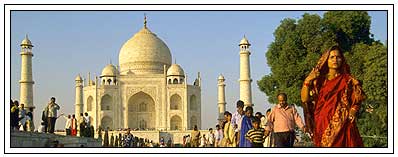 Visitor at Taj Mahal Agra